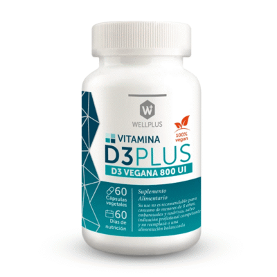 Vitamina D3 PLUS Vegana (60 cáps)