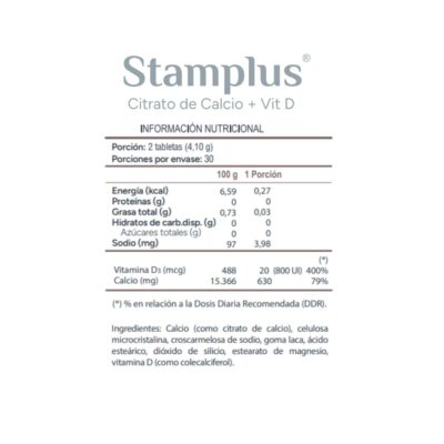 STAMPLUS Citrato de Calcio
