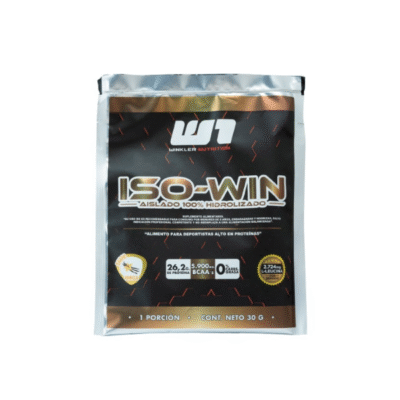 Proteína hidrolizada sabor Vainilla ISO WIN Sachet 30 grs. Winkler Nutrition