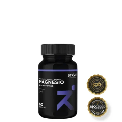 Magnesio + Triptófano Strive 60 cápsulas