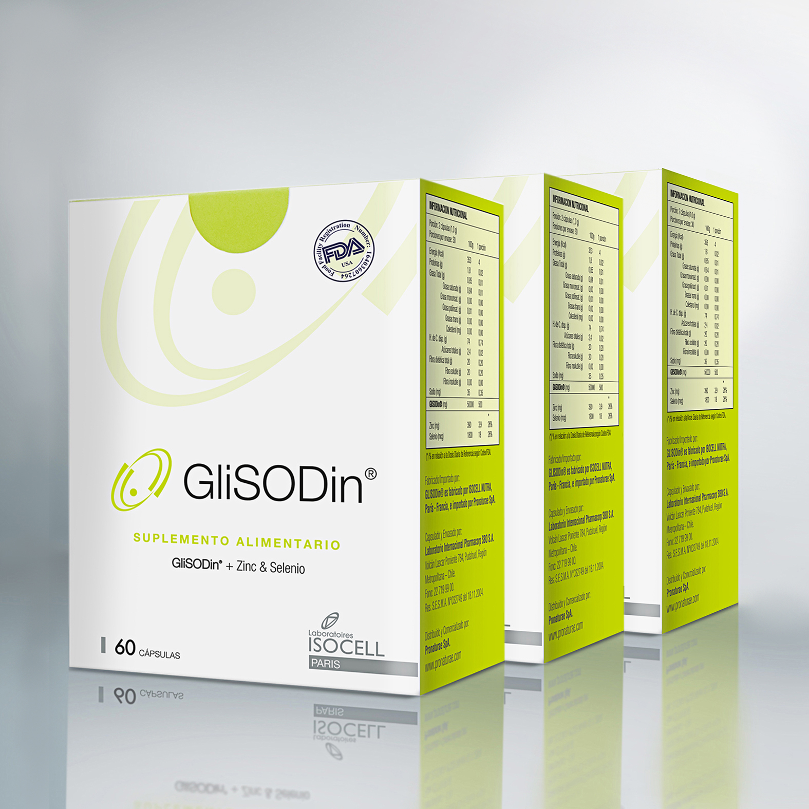 Glisodin Pack x3