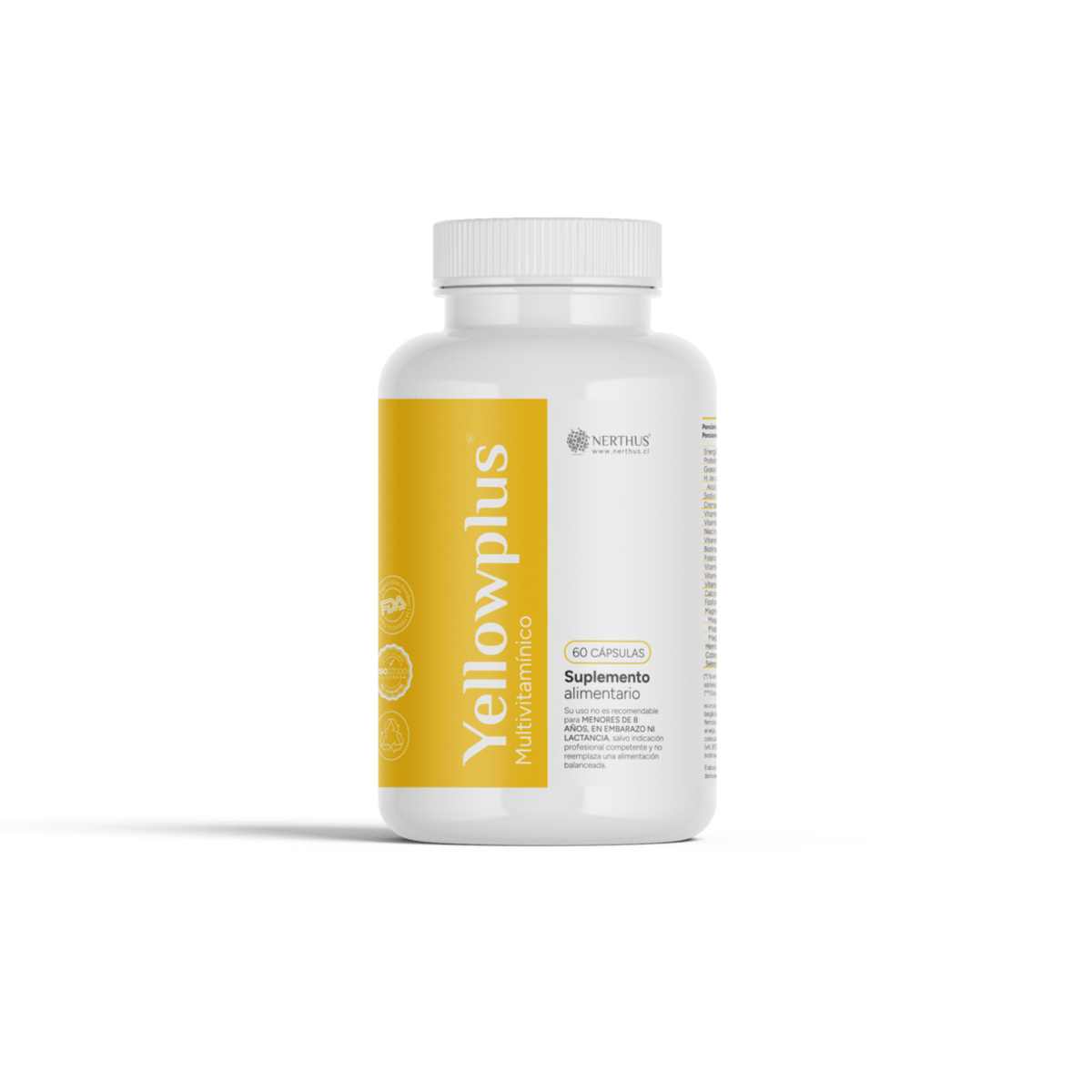 YELLOWPLUS Nerthus 60 Cápsulas